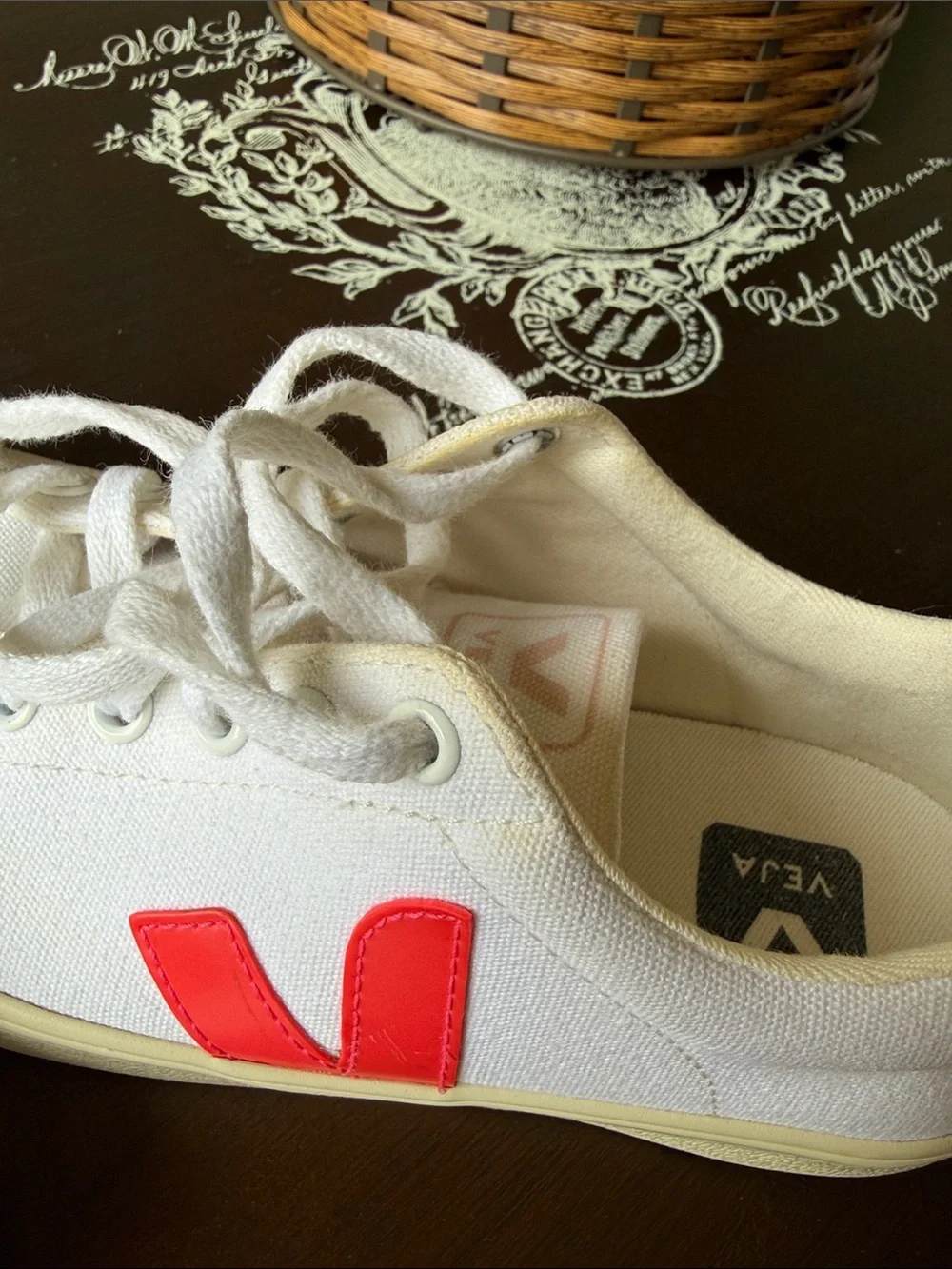 VEJA Esplar Canvas Rose Fluo-Petale Sneakers
